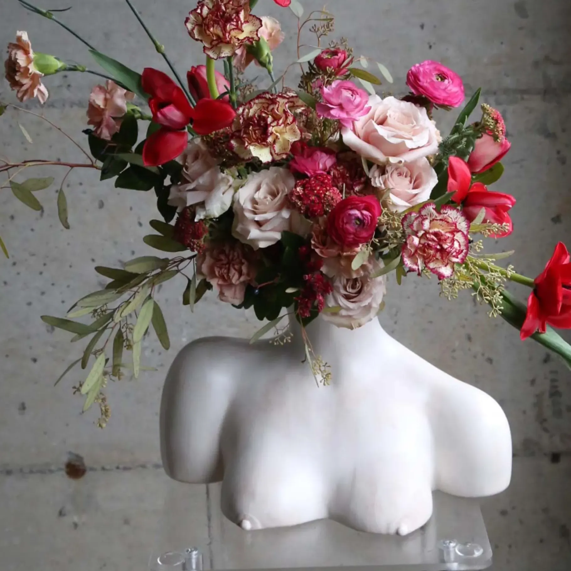 Anissa Kermiche Home-Breast Friend Vase (Matte White)