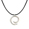 Anissa Kermiche Necklaces-Charmeur Rope Necklace (Silver)