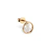 Anissa Kermiche Earrings-Circle Trio Pearl Stud