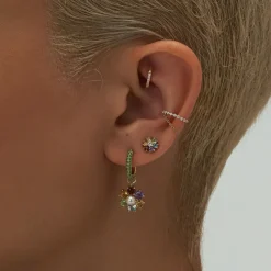 Anissa Kermiche Earrings-Daisy Me Rollin Stud