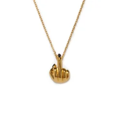 Anissa Kermiche Necklaces-French For Goodnight Necklace (Black)