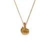 Anissa Kermiche Necklaces-French For Goodnight Necklace (Red)