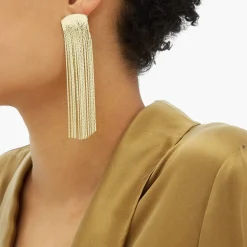 Anissa Kermiche Earrings-Grand Fil Earrings (Gold)