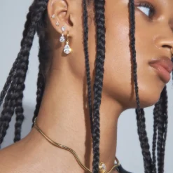 Anissa Kermiche Earrings-Ile Flottante Hoop Earrings