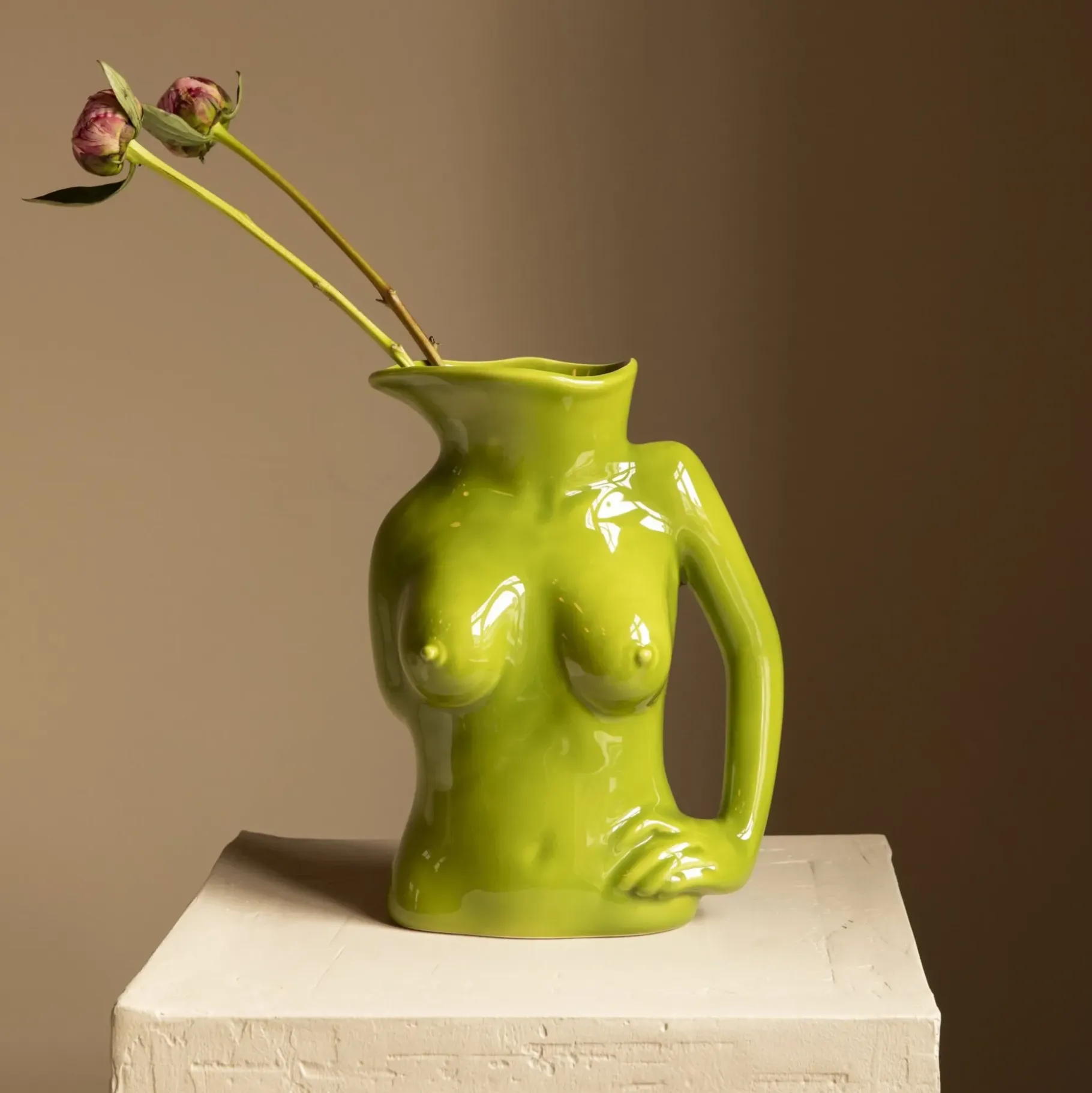 Anissa Kermiche Home-Jugs Jug (High-Shine Olive)