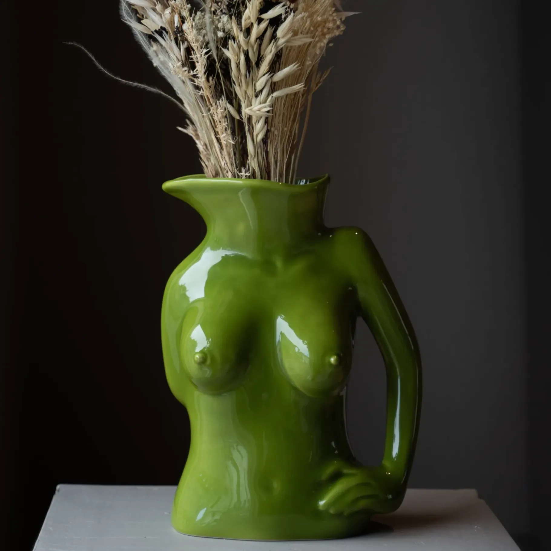 Anissa Kermiche Home-Jugs Jug (High-Shine Olive)
