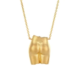 Anissa Kermiche Necklaces-Le Derriere Sanded Necklace