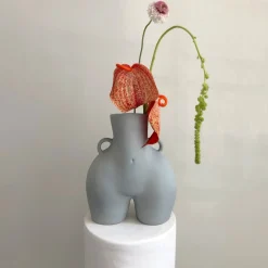 Anissa Kermiche Home-Love Handles Vase (Light-Grey)