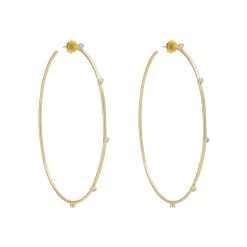 Anissa Kermiche Earrings-Mega Razzle Dazzle Hoop Earrings