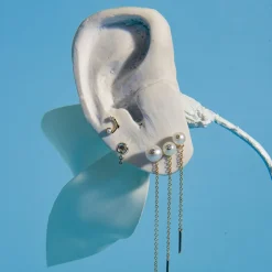 Anissa Kermiche Studs-Mini White Topaz Earring