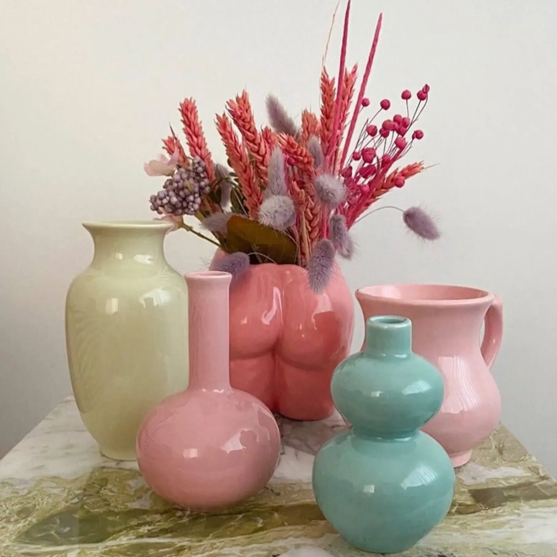 Anissa Kermiche Home-Popotin Pot (High-Shine Rose)