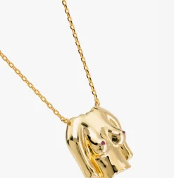 Anissa Kermiche Necklaces-Rubies Boobies Necklace (Polished)