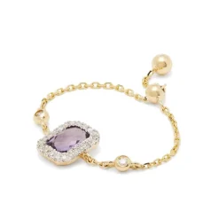 Anissa Kermiche Rings-Square Amethyst Ring