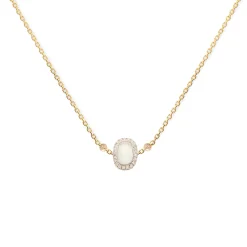 Anissa Kermiche Necklaces-Square Opal Necklace