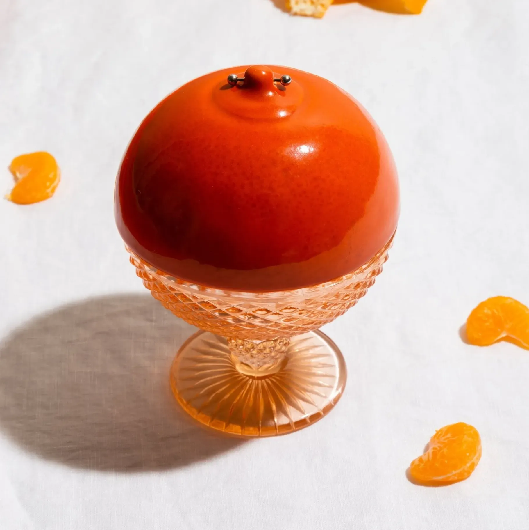 Anissa Kermiche Home-Sugar Tits Pot (High-Shine Orange)