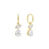 Anissa Kermiche Earrings-Swinger Hoop Earrings (Gold)