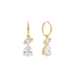 Anissa Kermiche Earrings-Swinger Hoop Earrings (Gold)