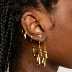 Anissa Kermiche Earrings-Swirl Stud
