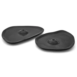 Anissa Kermiche Home-Tatas Plates (High-Shine Black)