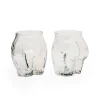 Anissa Kermiche Home-The Popotin Gl(Ass) Clear-Set Of Two