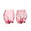 Anissa Kermiche Home-The Popotin Gl(Ass) Rose-Set Of Two