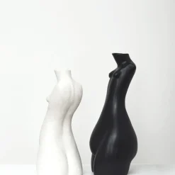 Anissa Kermiche Home-Tit For Tat Candlestick Tall (Black)