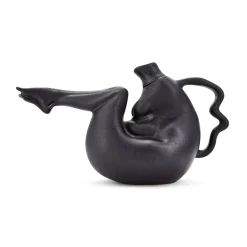 Anissa Kermiche Home-Tit-Tea Pot (Matte Mottled Black)