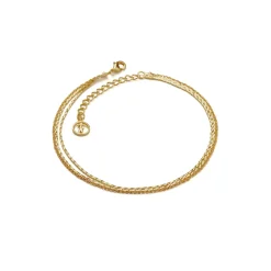 Anissa Kermiche Anklets-Triple Chain Anklet